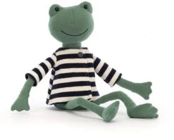 Geleekatze Kuscheltier Francisco Frosch - 7x10x36cm
