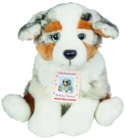 Hermann Teddy Stofftier Australian Shepherd Welpe Sitzend 22 Cm