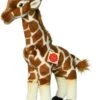 Hermann Teddy Stofftier Giraffe Stehend 38 Cm