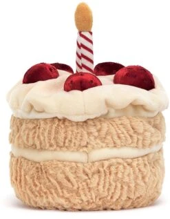 Jellycat Amuseable Geburtstagskuchen - 16x12cm -Plüschtierladen jellycat amuseable geburtstagskuchen 16x12cm 3