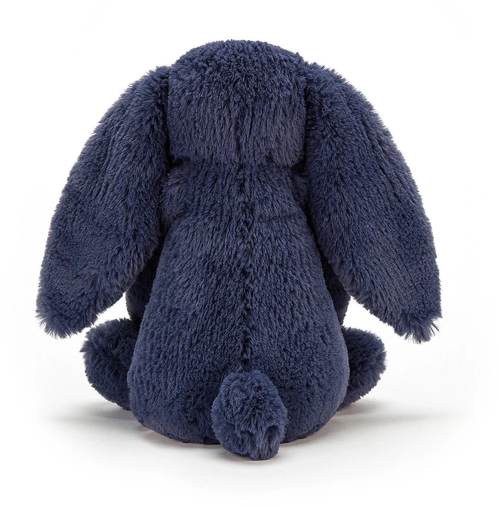 Jellycat Bashful Hase Marineblau Klein 18cm 3 Jellycat Bashful Hase Marineblau Klein 18cm – Bild 3