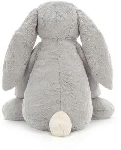 Jellycat Bashful Hase Silber Gigantisch - 108cm 5 Jellycat Bashful Hase Silber Gigantisch - 108cm -Plüschtierladen jellycat bashful hase silber gigantisch 108cm 3