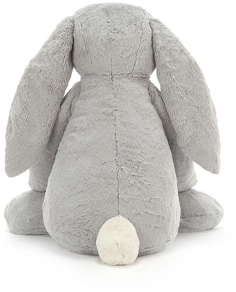 Jellycat Bashful Hase Silber Gigantisch - 108cm 3 Jellycat Bashful Hase Silber Gigantisch - 108cm – Bild 3