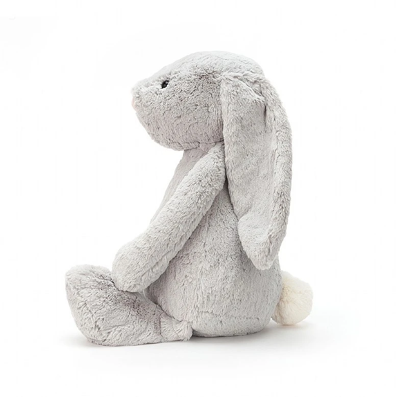 Jellycat Bashful Hase Silber Riesig - 67cm 2 Jellycat Bashful Hase Silber Riesig - 67cm – Bild 2