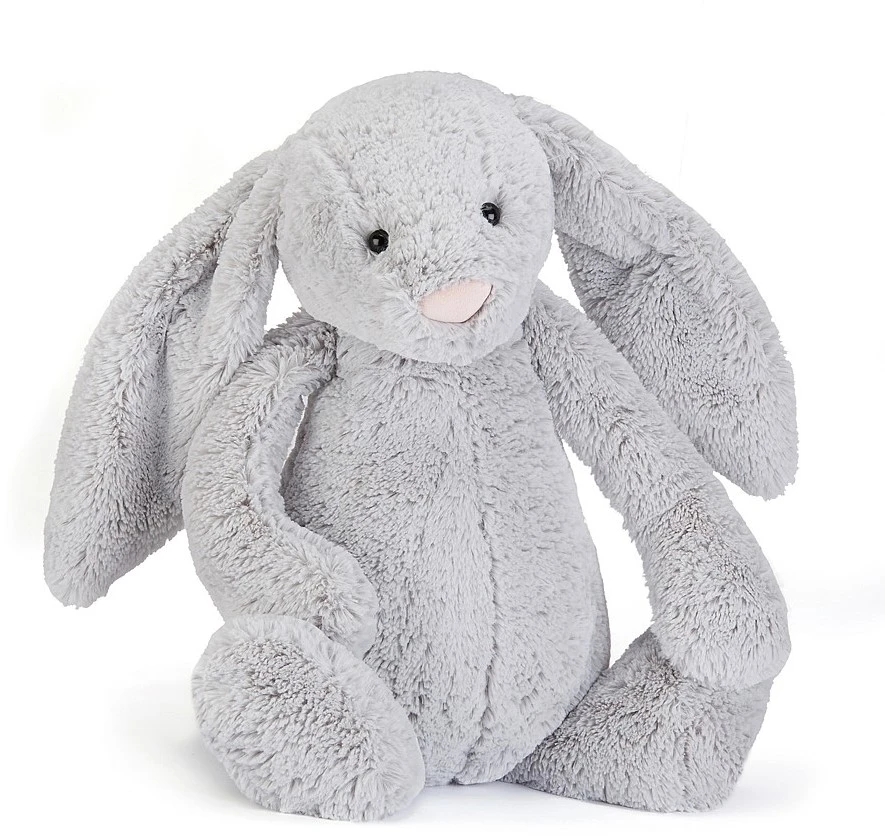 Jellycat Bashful Hase Silber Sehr Groß - 51cm 1 Jellycat Bashful Hase Silber Sehr Groß - 51cm