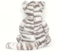 Jellycat Bashful Snow Tiger Mittelgroß -Plüschtierladen jellycat bashful snow tiger mittelgross 3