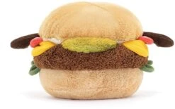 Jellycat Kuscheltier Amüsanter Burger - 11x11x11cm -Plüschtierladen jellycat kuscheltier amuesanter burger 11x11x11cm 3
