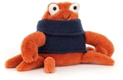 Jellycat Kuscheltier Gemütliche Crew Krabbe - 13cm