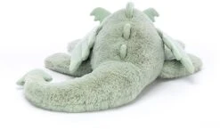Jellycat Kuscheltier Salbei Drache Riesig - 66cm -Plüschtierladen jellycat kuscheltier salbei drache riesig 66cm 3