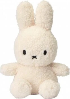 Nijntje Miffy Sitzender Teddy Creme - 23 Cm - 9" - 100% Recycelt
