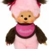 Monchhichi Bicolor Meisje Roze - 20 Cm