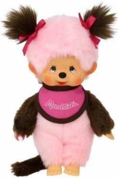 Monchhichi Bicolor Meisje Roze - 20 Cm