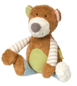 SIGIKID 38768 Kuscheltier Bär Green Mädchen Und Jungen Babyspielzeug Empfohlen Ab Geburt Mehrfarbig