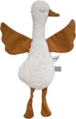 Snoozebaby ORGANIC Diddy Ente Aus Weiß