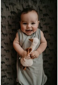 Snoozebaby ORGANIC Diddy Ente Aus Weiß -Plüschtierladen snoozebaby organic diddy ente aus weiss 3