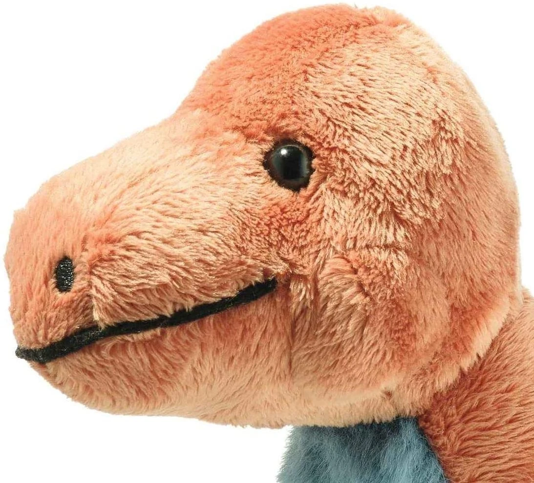 Steiff 087837 Original Plüschtier Bronko Brontosaurus, Soft Cuddly Friends Kuscheltier Ca. 28 Cm, Markenplüsch Mit Knopf Im Ohr, Schmusefreund Für Babys Von Geburt An, Dunkelorange Und Petrol 2 Steiff 087837 Original Plüschtier Bronko Brontosaurus, Soft Cuddly Friends Kuscheltier Ca. 28 Cm, Markenplüsch Mit Knopf Im Ohr, Schmusefreund Für Babys Von Geburt An, Dunkelorange Und Petrol – Bild 2