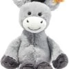 Steiff Soft Cuddly Friends Dinkie Donkey, Light Grey