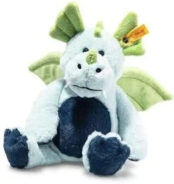 Steiff Soft Cuddly Friends Samu Dragon, Light Blue