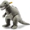Steiff Soft Cuddly Friends Thaisen T-Rex, Light Grey