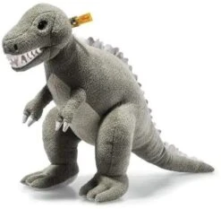 Steiff Soft Cuddly Friends Thaisen T-Rex, Light Grey
