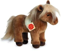 Teddy Hermann 90258 Pferd Shetlandpony 25 Cm, Kuscheltier, Plüschtier