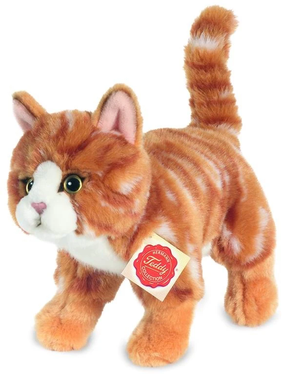 Teddy Hermann 90682 Katze 20 Cm, Kuscheltier, Plüschtier, Rot Getigert 1 Teddy Hermann 90682 Katze 20 Cm, Kuscheltier, Plüschtier, Rot Getigert