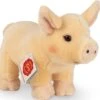 Teddy Hermann 93031 Schwein Stehend 20 Cm, Kuscheltier, Plüschtier